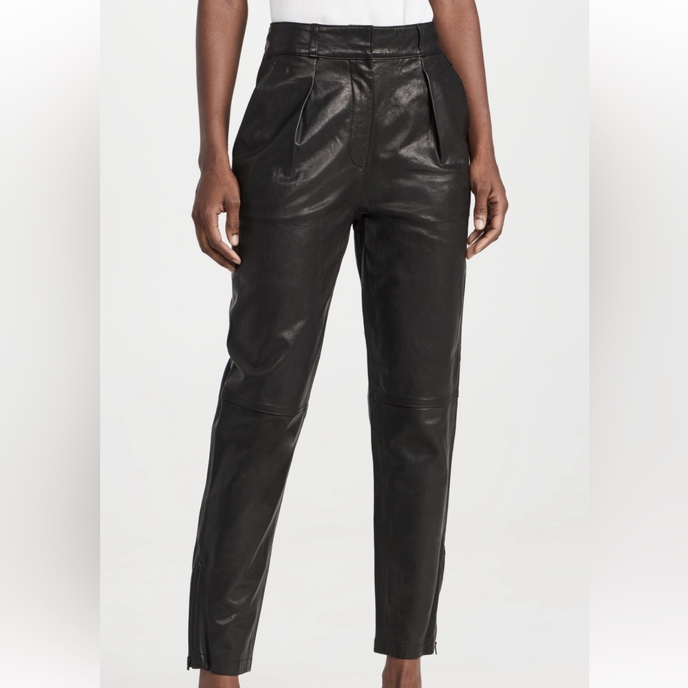 IRO Stara Black Leather Pants